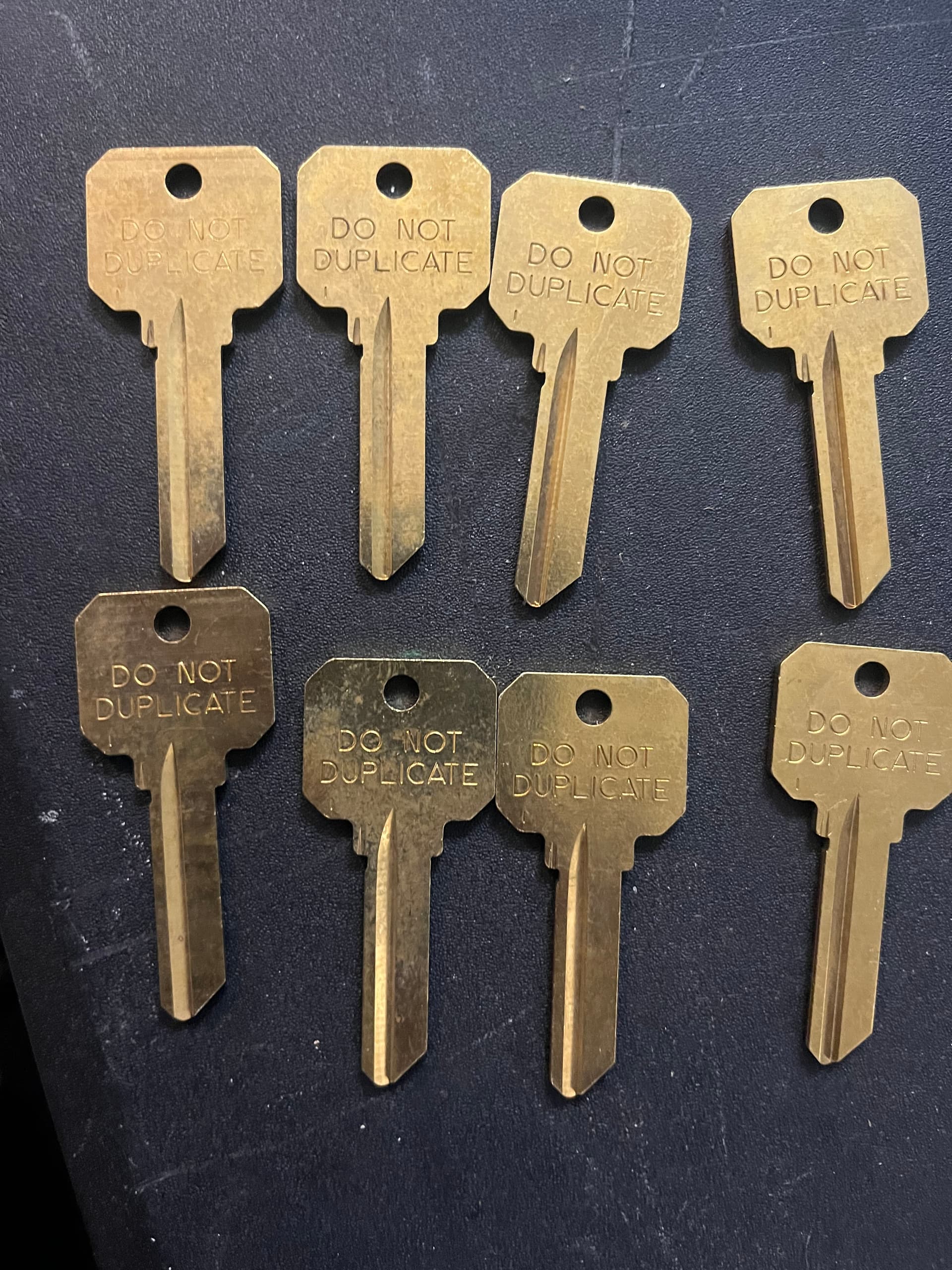 Do Not Duplicate brass keys – key duplication Orlando